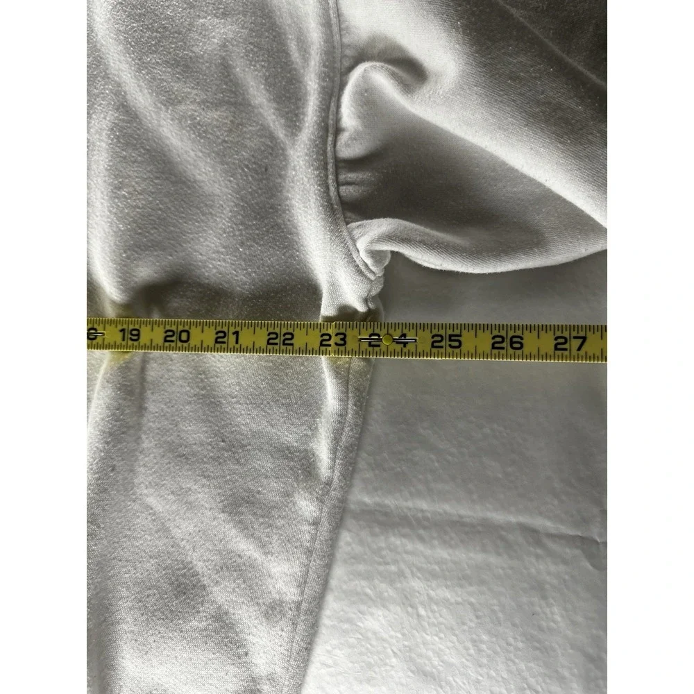 VTG Giorgio Beverly Hills Crest Sweatshirt White Collared Pullover Mens XL - Picture 8 of 12